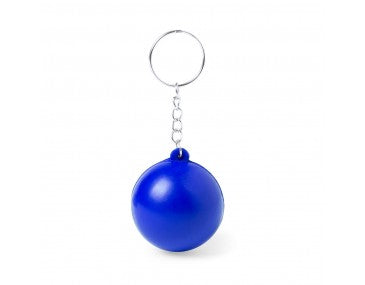 blue ball keychain