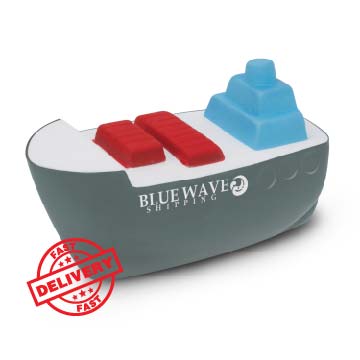 Custom Printed Cargo Ship Stress Ball