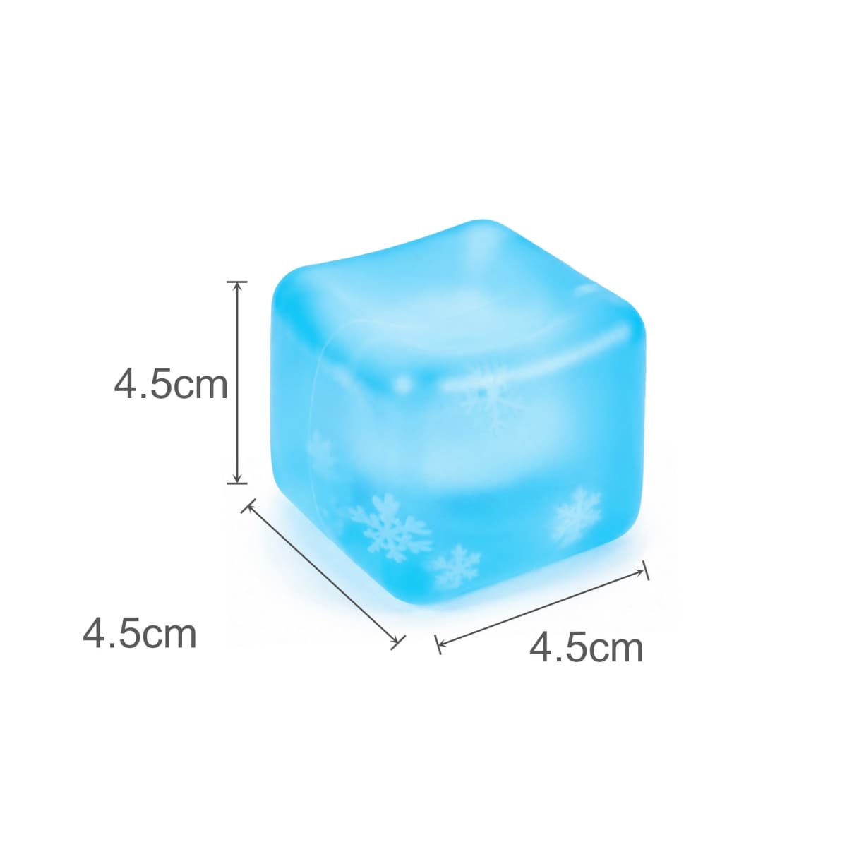 Squishy Stress Relief Snowflake Cube