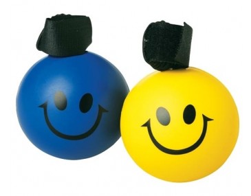 Logo Printed Stress Ball Smiley Bands