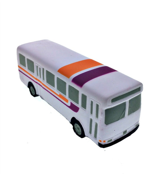 Promotional Stress Toy Bus (white)