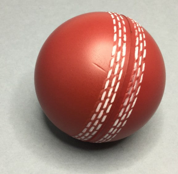 Promotional Stress Ball Cricket Red
