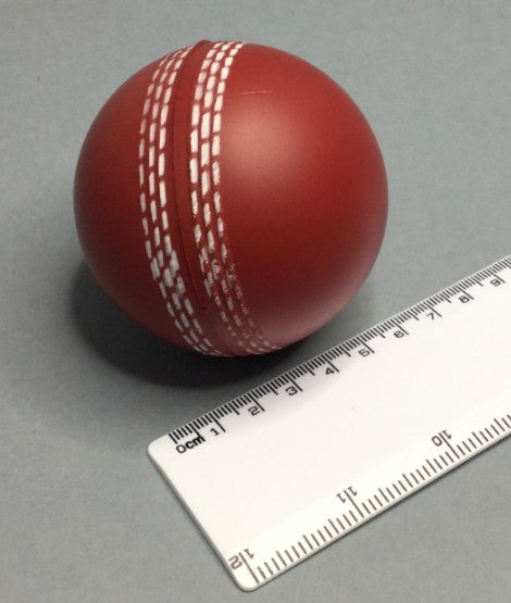 Promotional Stress Ball Cricket Red