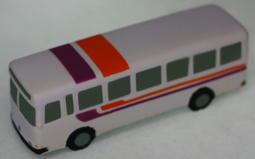Promotional Stress Toy Bus (white)
