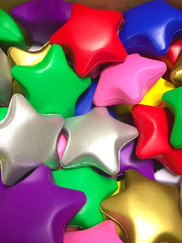 Promotional Stress Toy Stars All Colours