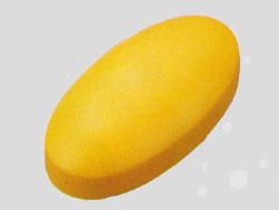 Branded Stress Ball Yellow Pill