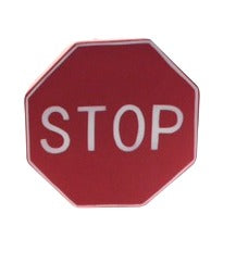 Stress Shaped Stop Sign
