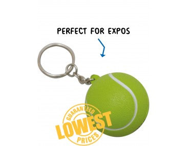 Squishy Tennis Ball Key Rings