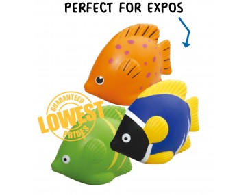 three fish stress toys