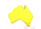 Australian Continent Stress Toy Yellow